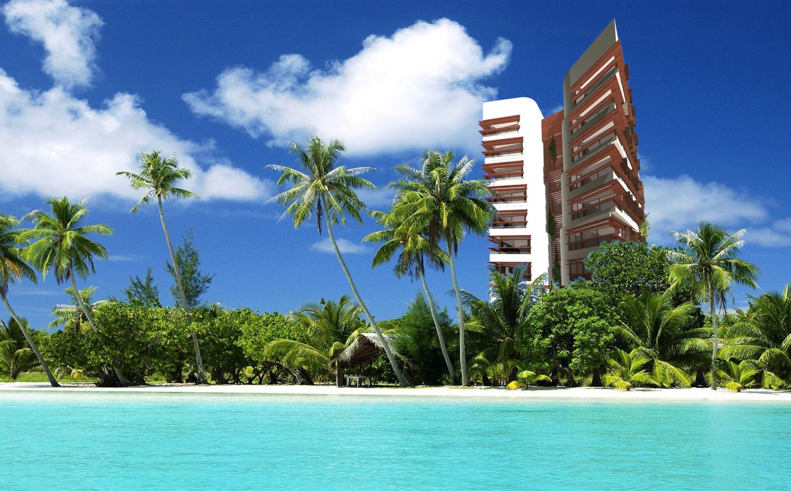 Apartment building in Conakry. Guinea. Brugarolas Arquitectos